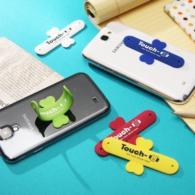 Touch - U One - touch Silicone Phone Finger Ring Holder Stand Multi - color