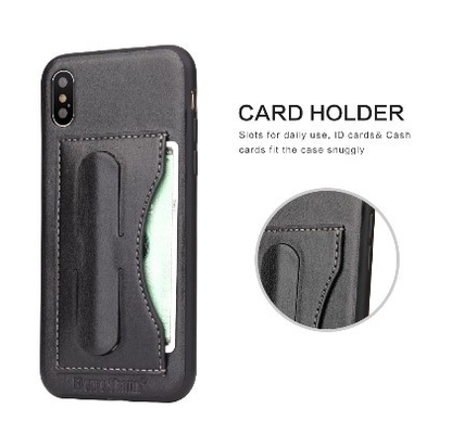 iPhone7 mobile phone shell Apple 8plus leather card holder car all-inclusive protective cover