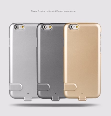 Do carregador externo da caixa de bateria de 1500 Mah tampa alternativa Iphone para a viagem de negócios