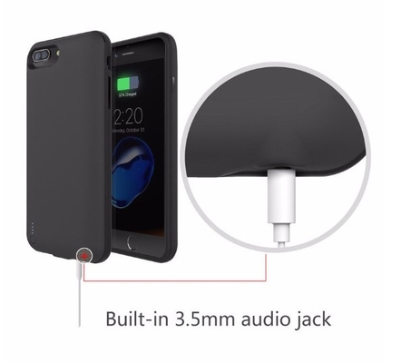 Caso de carregamento sem fio alternativo ultra magro 5,5" de Iphone 3500mAh para o iPhone 7 mais