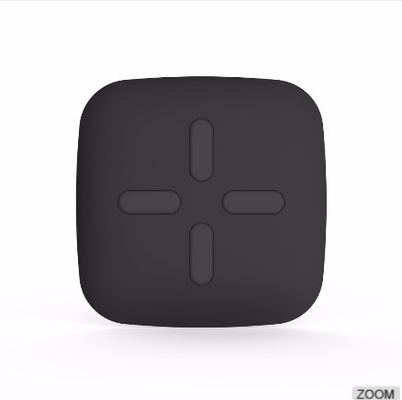 quadrado do estojo compacto de 5V 2A anti - carregador sem fio de salto do poder para o iPhone 8X/iPhone 7/7plus